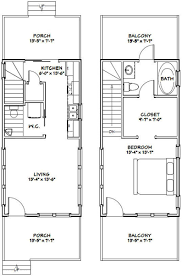 Floor plans for two bedroom townhome. 14x28 House 1 Bedroom 1 5 Bath 749 Sq Ft Pdf Floor Plan Instant Download Model 6g Basement House Plans Farmhouse Floor Plans Floor Plan Drawing