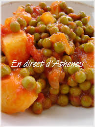 Legumes Petits Pois A La Grecque En Direct D Athenes Recettes De Cuisine Cuisine Mediterraneenne Gastronomie