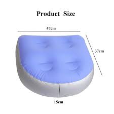 Bathtub seat cushion image above is part of the post in bathtub seat cushion gallery. Inflatable Booster Seat Back Bathtub Pillow Spa Cushion Seat Adult Massage Pad Walmart Com Walmart Com