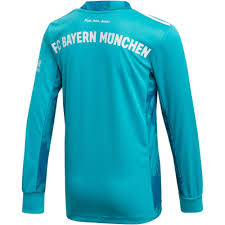 Bayern munich 20/21 authentic goalkeeper home kit by adidas $ 100.00 select options bayern munich 120 year anniversary jersey by adidas borussia dortmund 20/21 home jersey by puma Bayern Munich Kids Home Goalkeeper Shirt 2020 21 Official Adidas Product