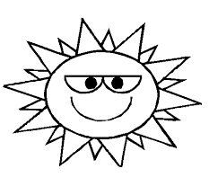 Dibujo De Sol Para Colorear