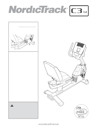 Nordictrack C3 Si Bike User Manual