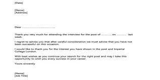 Internship application letters have to mention in partial detail what the person's qualification for the internship is. Post Interview Regret Letter Qs Study