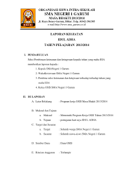 Check spelling or type a new query. Contoh Laporan Kegiatan Qurban Idul Adha