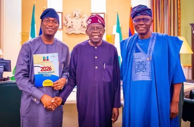 Tinubu endorses Hamzat for 2027 Lagos governorship