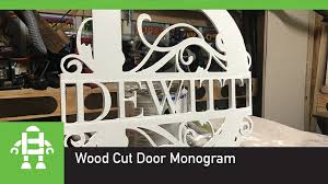 Custom Door Monogram