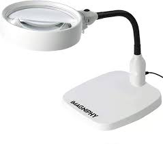5x magnifying glass desk lamp magnifier led light reading lamp with clamp. Amazon Com Imagniphy 8x Desktop Magnifier With Powerful Led Light Extra Large 5 5 Inch Lens Sturdy Base Desk Lamp Magnifying Glass Light Stand For Close Work Reading Hobbies Crafts Reading