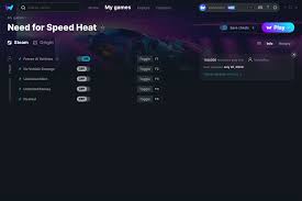 Need for Speed Heat Cheats & Trainers for PC | WeMod