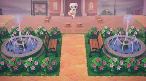 Life On Iris Falls The Neat Little Plaza That Leads To My Residential Animal Crossing 3ds Animal Crossing Animal Crossing Wild World