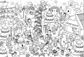 Un modèle à imprimer pour les gosses grandis. Coloriage De Noel A Imprimer