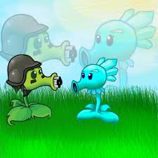 Drawing gatling pea from plants vs zombies. Ice Queen Pea And Gatling Pea By Neko Kumicho Chan On Deviantart