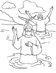 Welcoming Holy Spirit In Baptism Of Jesus Coloring Pages Best Place To Color Jesus Coloring Pages Bible Coloring Pages Bible Coloring
