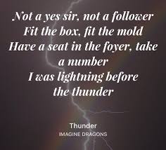Thunder Imagine Dragons Imagine Dragons Lyrics Imagine Dragons Lyrics