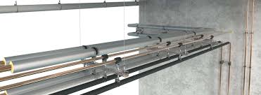 Hangers • a vertical pipe support that incorporates a rod. Pipe Supports Brackets Hanging Systems Gripple