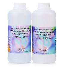 Enova Home Floral Craft Water and Craft Simulated Water Floral Cast Epoxy  Resin A/B 64 OZ Kit - Walmart.com