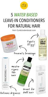 5 Water Based Leave In Conditioners For Natural Hair Curls Understood Natural Curls Hairstyles Natural Hair Styles Hair Treatment