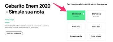 Não será aceito pelo inep recursos contra a. Simulador De Nota Do Enem 2020 Como Calcular Pontuacao No Descomplica Educacao Techtudo