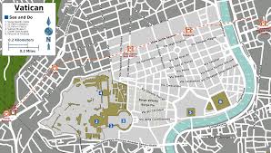 This is how economy of vatican city financed by tourist paying fees for admission to museums and sale of publications. Map Of Vatican City Touristic Map Weltkarte Com Karten Und Stadtplane Der Welt