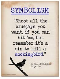 To Kill A Mockingbird Symbolism Quote Educational Art Print Featuring Harper Lee Vintage Style Literary Term Poster Multiple Sizes Quote Posters To Kill A Mockingbird Literary Terms