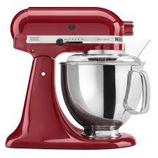 Kitchenaid stand mixer artisan miniatures. Kitchenaid Artisan Series 5 Quart Tilt Head Stand Mixer Red Ksm150pser Walmart Com Walmart Com