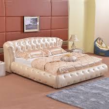 A bedroom could be a retreat for adults or kids. Modern Bedroom Set Luxury Italian Design Tufted Royal King Size Black Genuine Leather Upholstered Bed Beds Aliexpress