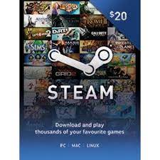 Check spelling or type a new query. Valve Steam Wallet Card 20 Gamestop