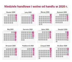Lista wolnych od handlu niedziel na cały 2021 rok. Niedziele Handlowe W 2020 Roku Kolski Portal Internetowy E Kolo Pl