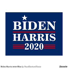 Biden Harris 2020 Blue Postcard Zazzle Com In 2020 Postcard Keep It Cleaner Birth Announcement