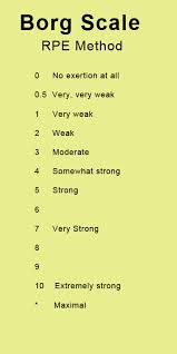 Borg Rpe Scale