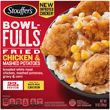 For frozen chicken thighs use the same temperature setting at 360 degrees fahrenheit, but instead of first 18. Fried Chicken Mashed Potatoes Frozen Bowl Fulls Official Stouffer S