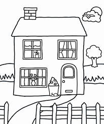We have over 10,000 free coloring pages that you can print at home. Cartoon House Coloring Pages Coloring Home