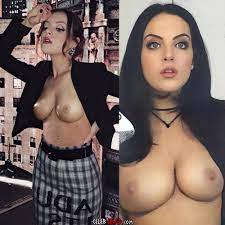 Liz Gillies Nude Behind-The-Scenes And Boob Bouncing