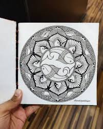 Clash Of Contrast Traditional Madhubani Artclasses For Adults Lear Mandala Design Art Indian Folk Art Indian Art Paintings