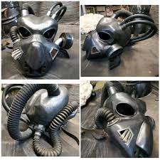 Its look suggests it originates from the enclave. Fallout Cosplay Power Armour Helmet Navarro Fallout 2 Etsy
