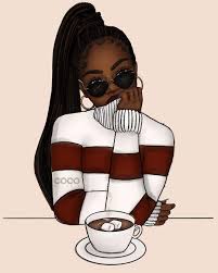 Black Art Black Female Cartoon Compliments From Lakisha In Art Girl In 2020 Black Love Art Girls Cartoon Art Drawings Of Black Girls