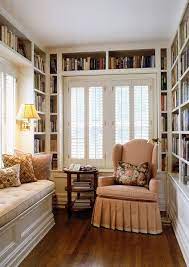 Built In Bookshelves Andrew Maier Interior Design Cozy Home Library Small Home Libraries Cozy House