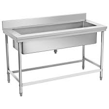 Our sinks are seamlessly welded into the table top creating a uniform, integrated unit. High Quality Stainless Steel Kitchen Sink Table Buy Stainless Steel Sink Stainless Steel Kitchen Tables Stainless Steel Table Product On Alibaba Com