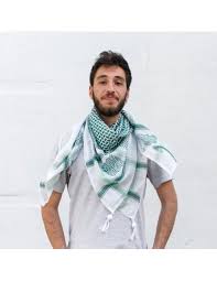 Pañuelo palestino o shemagh, prenda de estilo arabe muy usada tanto por los militares para protegerse del polvo como en la vida civil. Panuelo Palestino Autentico Fabricado En Palestina Original Shemagh