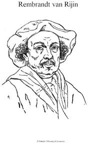 Cc2 Wk 6 Grat Artists Coloring Page Rembrandt Van Rijn Rembrandt Van Rijn Rembrandt Art Rembrandt
