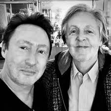 About a month after John and Cynthia separated in May '68, Paul drove his  '66 Aston Martin (shown below) out to the Lennon home in Weybridge to visit  five-year-old Julian and Cynthia. "