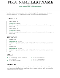 Download the latest simple illustrator resume template for absolutely free to use in your next dream job opportunity. Word Resume Templates 20 Free And Premium Download