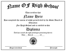 123 accreditation has a formal certificate you could utilize to get a ged, although success records offers a free of charge diploma web templates. 35 Real Fake Diploma Templates High School College Homeschool