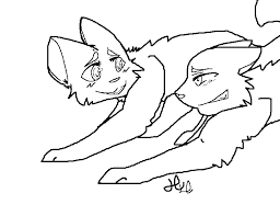 C Mon Lets Go Warrior Cats Lineart By Sunnwind On Deviantart Cat sad sadcat drawing cute creepy. c mon lets go warrior cats lineart