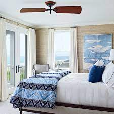 Ocean Hued Beach House Bedroom Guest Bedrooms Guest Bedroom Decor Beach House Bedroom