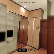 Lemari Pakaian Sliding Finishing Hpl Kitchen Set Jakarta