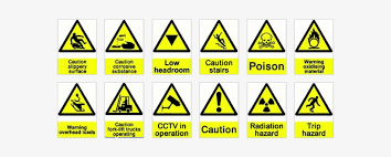 But an accompanying sign mandating the use of a gas mask takes it a step further by telling workers how to handle the hazard. Hazard And Safety Signs Safety Signs And Hazard Symbols Free Transparent Png Download Pngkey
