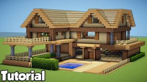minecraft how to build a large wooden house tutorial 2018 survival minecraft house tutorials easy minecraft houses minecraft houses