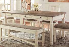 An antique white finish combined with classic architectural details gives the pieces available from this bolanburg bedroom collection a fresh look for your home. Bolanburg Dining Table By Signature Design By Ashley 3 Review S Furniturepick