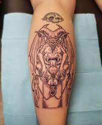 Reddit The Front Page Of The Internet Dark Tattoo Ideas Goat Tattoo Satanic Goat Tattoo