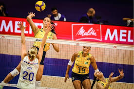 Seleção brasileira feminina de vôlei vence a Holanda na estreia da Liga das Nações